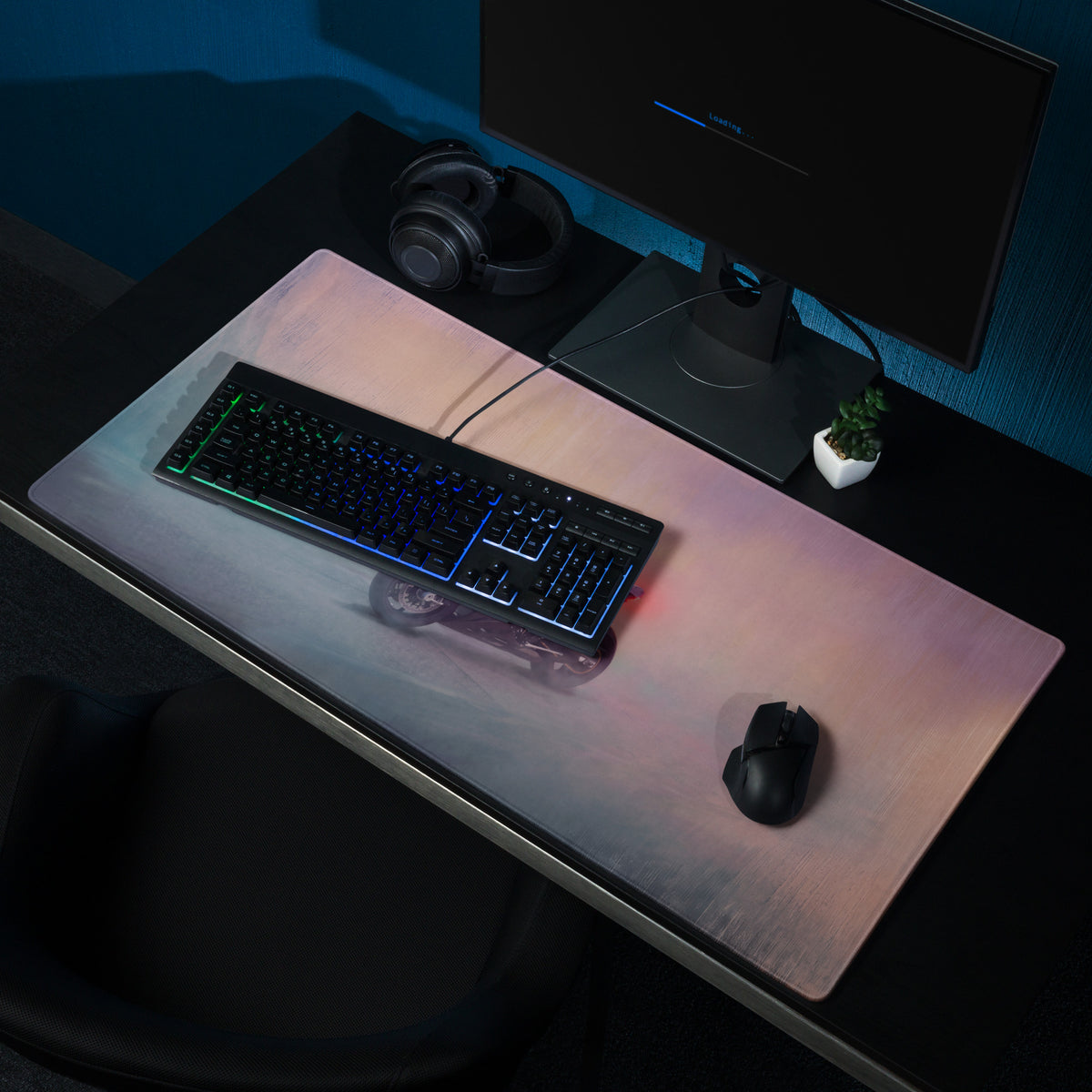 BMW S1000RR Inspired Supersport Desk Mat, Large Gaming Mousepad for Setup
