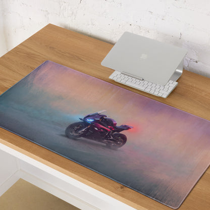 BMW S1000RR Inspired Supersport Desk Mat, Large Gaming Mousepad for Setup