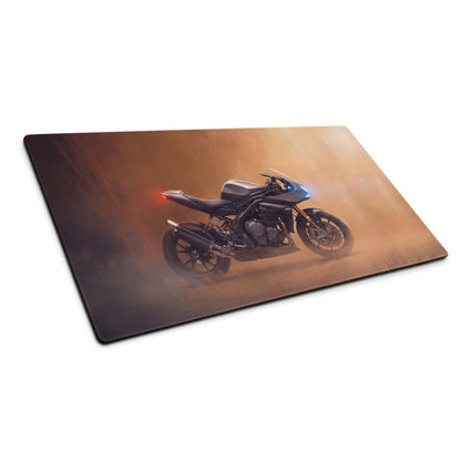 Triumph Speed Triple 1200 RR Inspired Sport Bike Mouse Pad, Extended Desk Mat