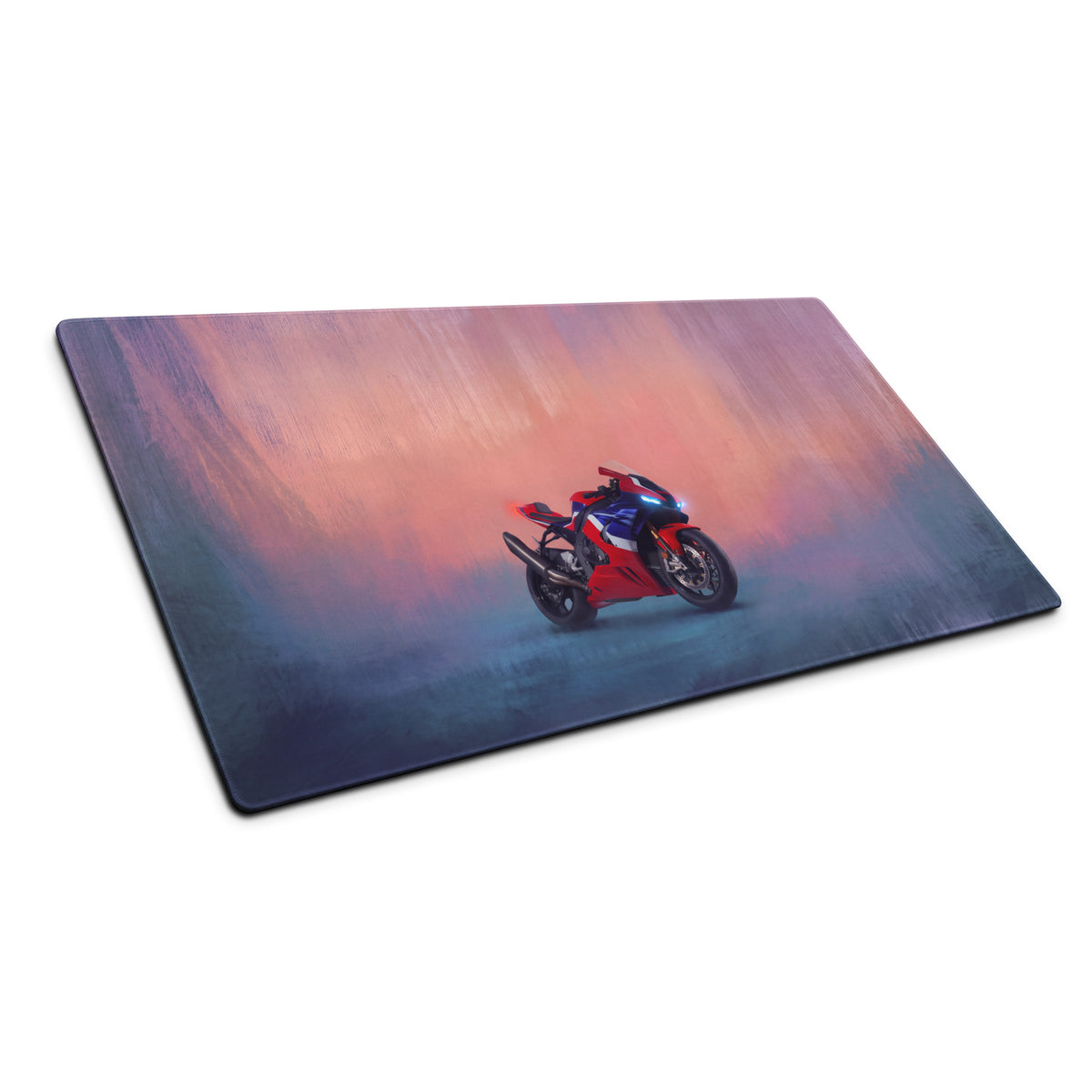 Honda Fireblade Inspired Extra Large Desk Mat, Aesthetic Mousepad for Gamers