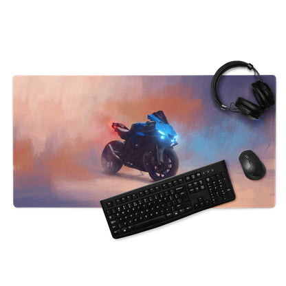 Yamaha R1 Inspired Gaming Mousepad, Oversized Desk Mat for PC Setup