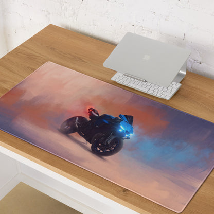Yamaha R1 Inspired Gaming Mousepad, Oversized Desk Mat for PC Setup