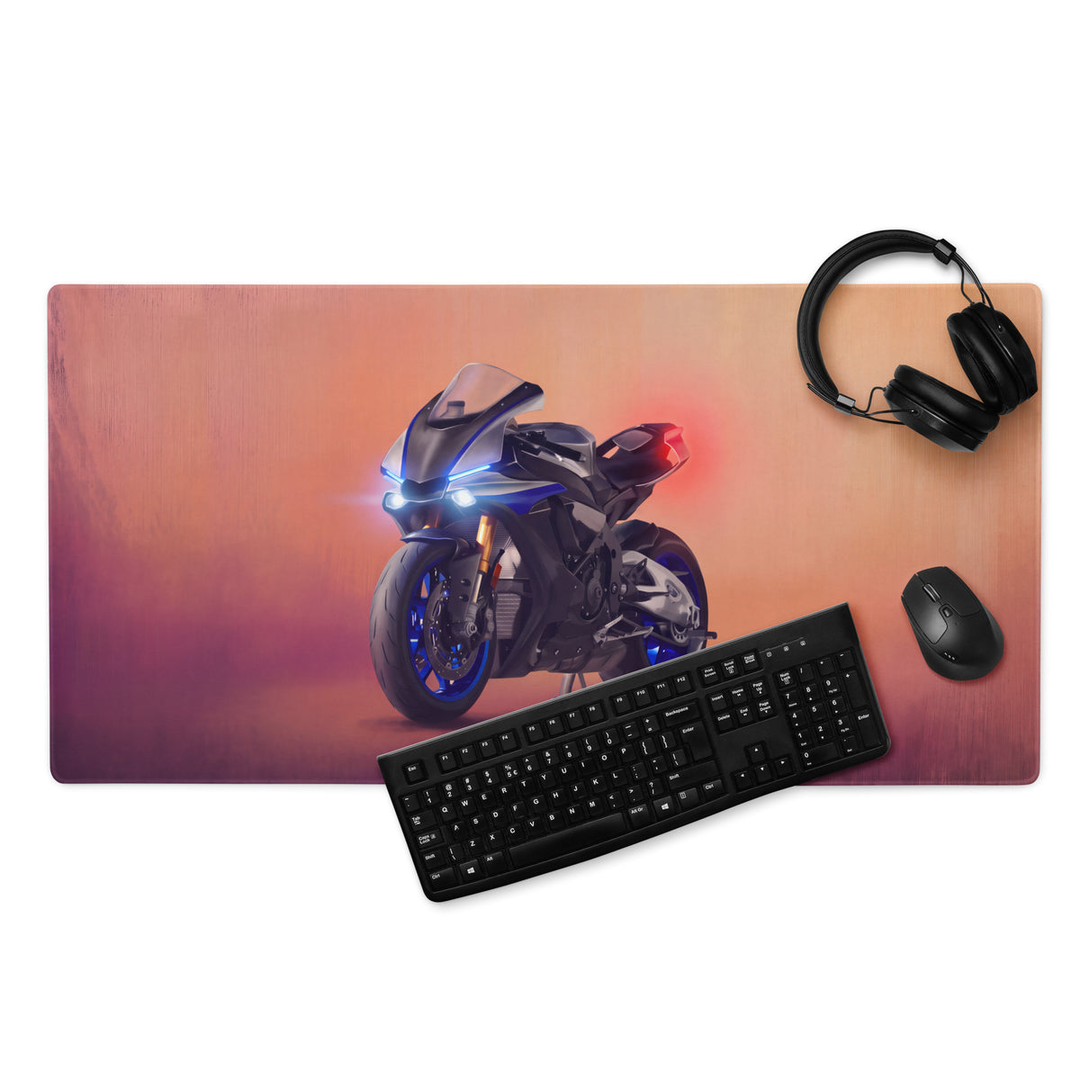 Yamaha R1M Inspired Desk Pad, Extra Large Gaming Mousepad for Office