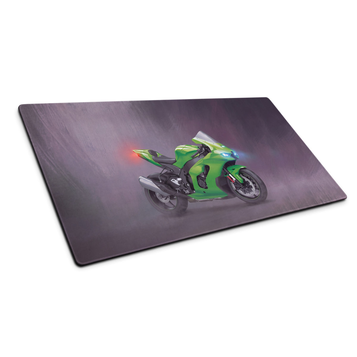 Kawasaki Ninja ZX-10RR Inspired Large Desk Pad, Aesthetic Mousepad for Setup