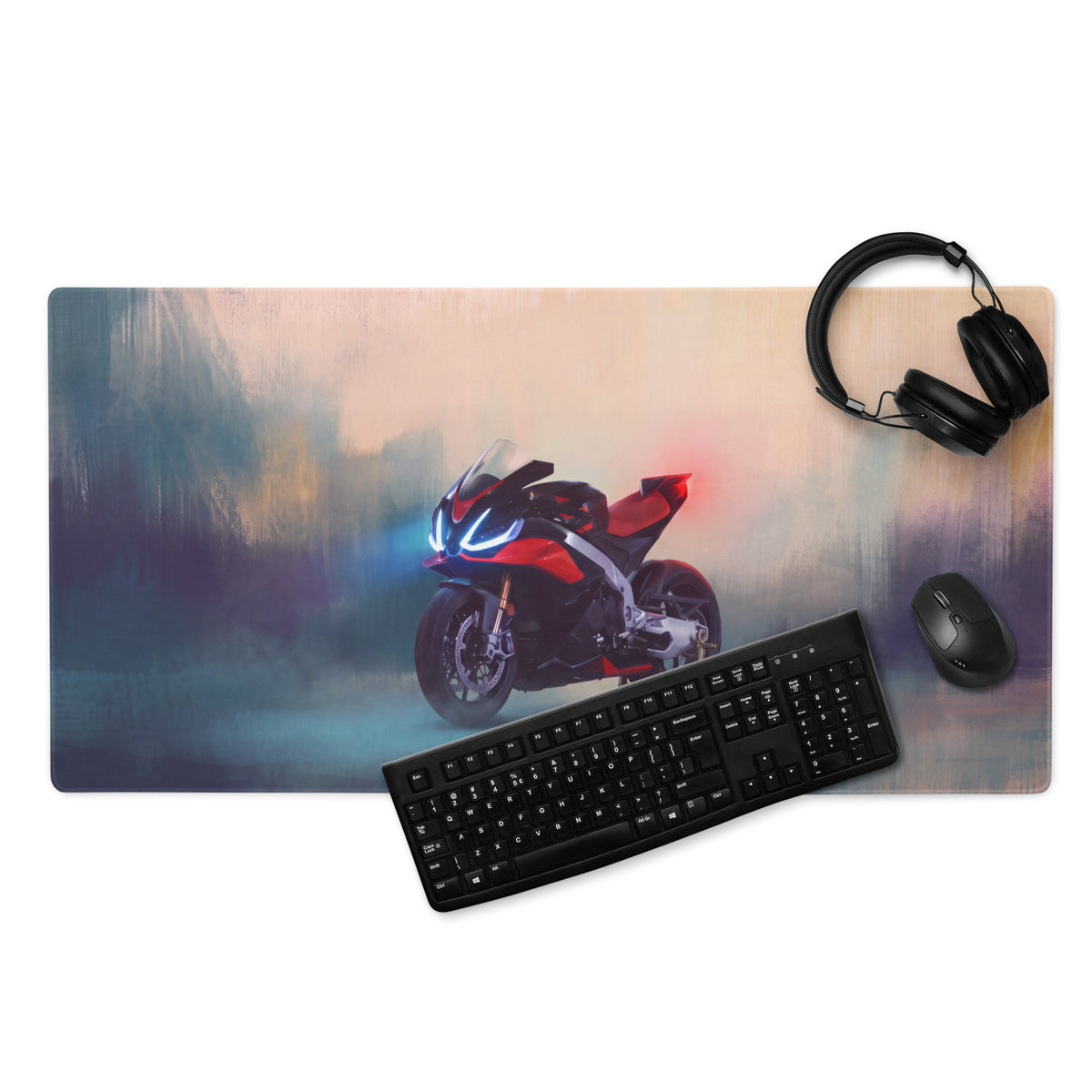 Aprilia RSV4 Factory Inspired Desk Mat, Extra Large Gaming Mousepad for Gamers