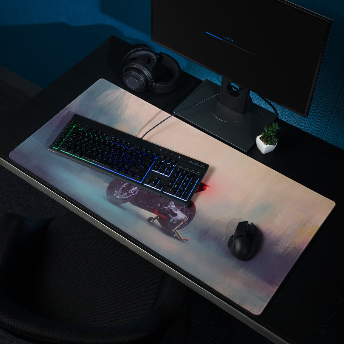 Aprilia RSV4 Factory Inspired Desk Mat, Extra Large Gaming Mousepad for Gamers
