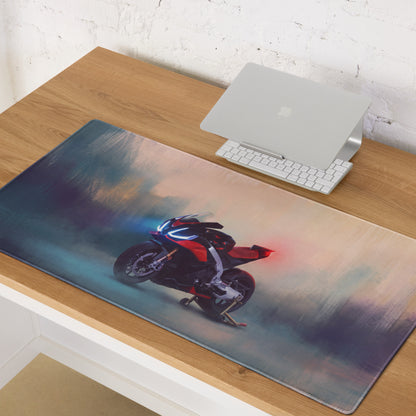 Aprilia RSV4 Factory Inspired Desk Mat, Extra Large Gaming Mousepad for Gamers
