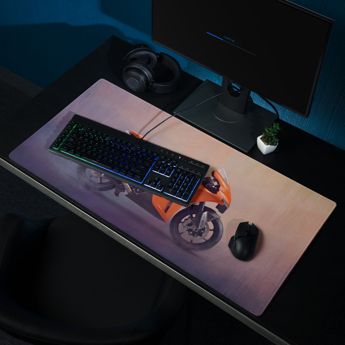 KTM RC 8C Inspired Extended Mouse Pad, Large Desk Mat for Office & Setup