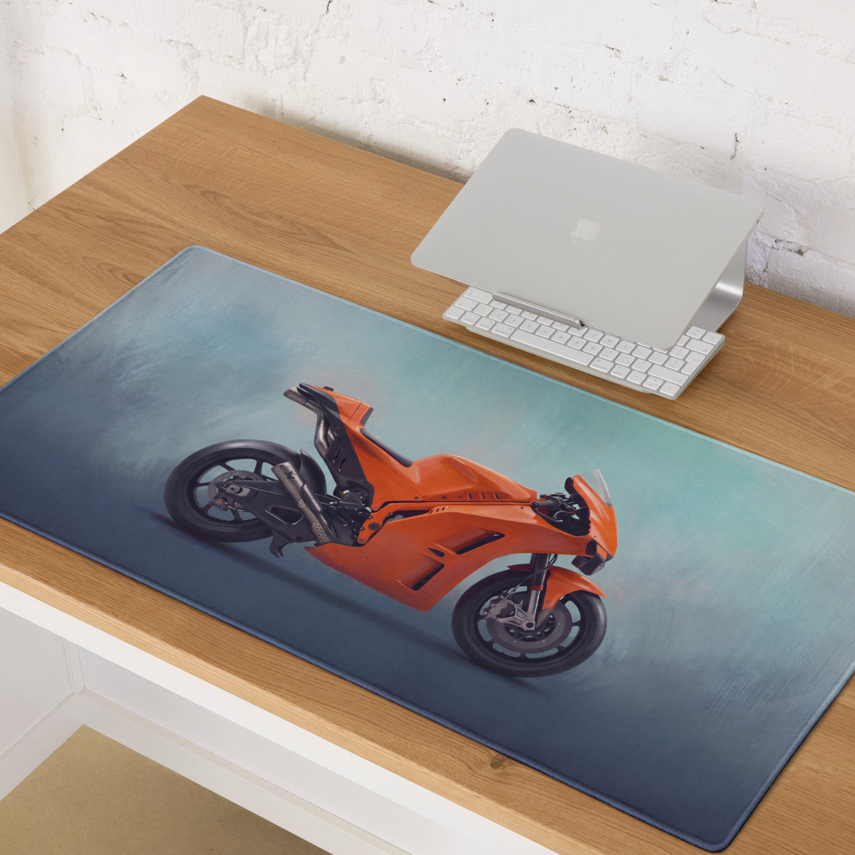 KTM RC8 Inspired Extra Large Desk Mat, Aesthetic Mousepad for Gamers