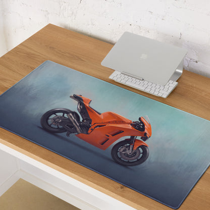 KTM RC8 Inspired Extra Large Desk Mat, Aesthetic Mousepad for Gamers
