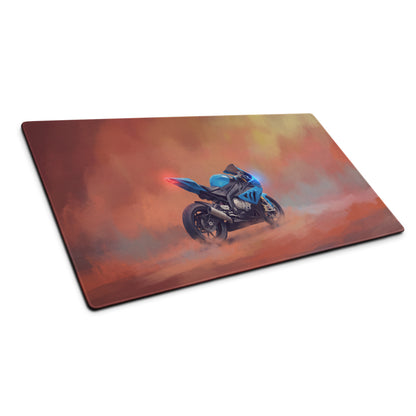 BMW S1000RR Inspired Extended Mouse Pad, Large Desk Mat for Office & Gaming