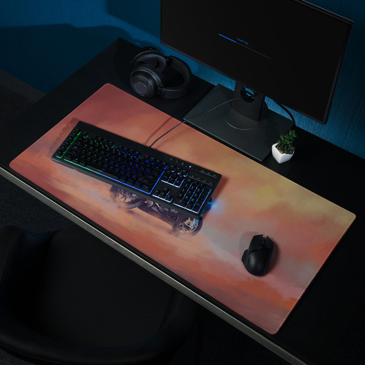 BMW S1000RR Inspired Extended Mouse Pad, Large Desk Mat for Office & Gaming