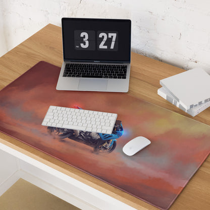 BMW S1000RR Inspired Extended Mouse Pad, Large Desk Mat for Office & Gaming