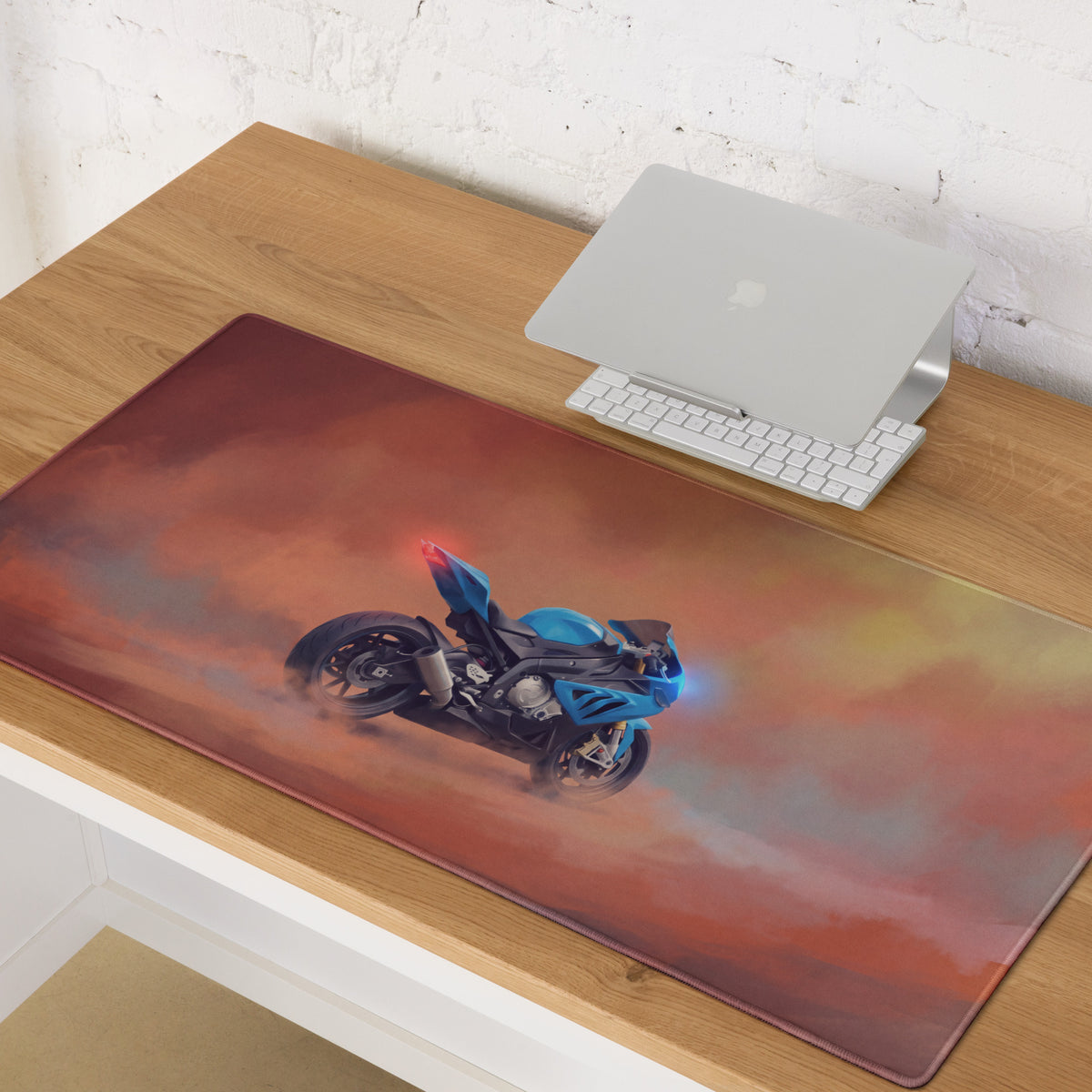 BMW S1000RR Inspired Extended Mouse Pad, Large Desk Mat for Office & Gaming