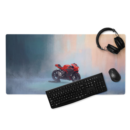 MV Agusta Superveloce Inspired Extra Large Desk Mat, Aesthetic Mousepad for Gamers