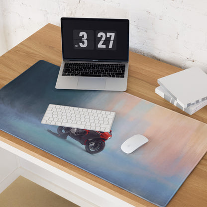 MV Agusta Superveloce Inspired Extra Large Desk Mat, Aesthetic Mousepad for Gamers