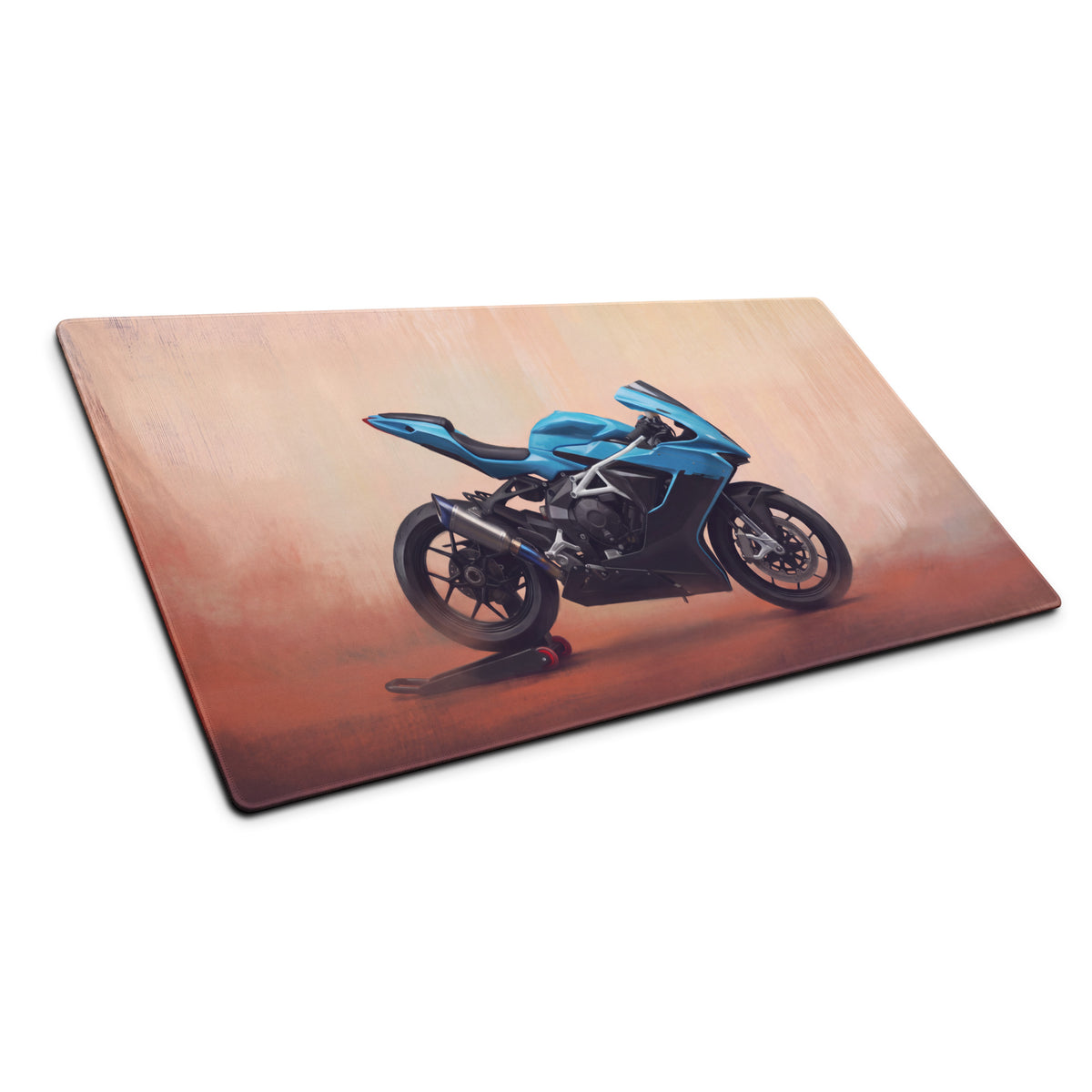 MV Agusta F3 Inspired Gaming Desk Mat, Oversized Mouse Pad with Stitched Edges
