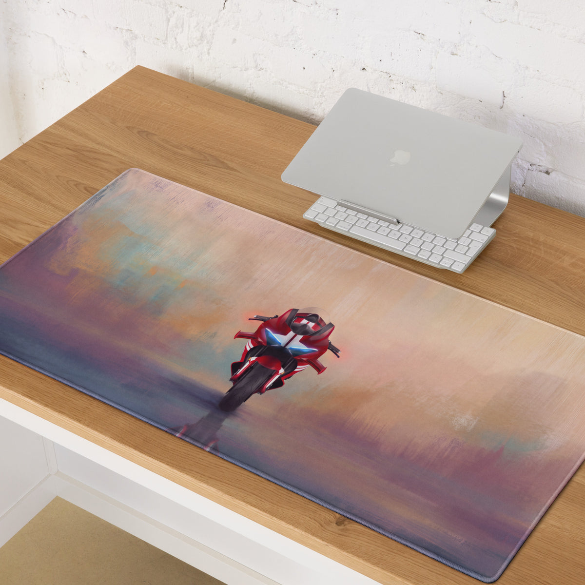 Ducati Panigale V4S Inspired Extended Gaming Mouse Pad, Large Desk Mat