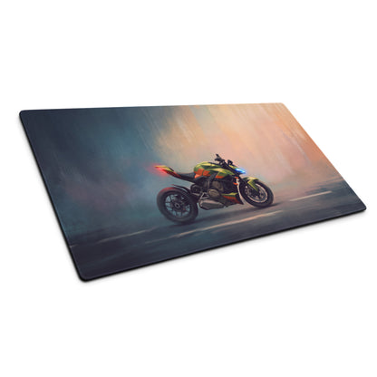 Ducati Streetfighter V4 Inspired Extra Large Desk Mat, Aesthetic Mousepad for Setup