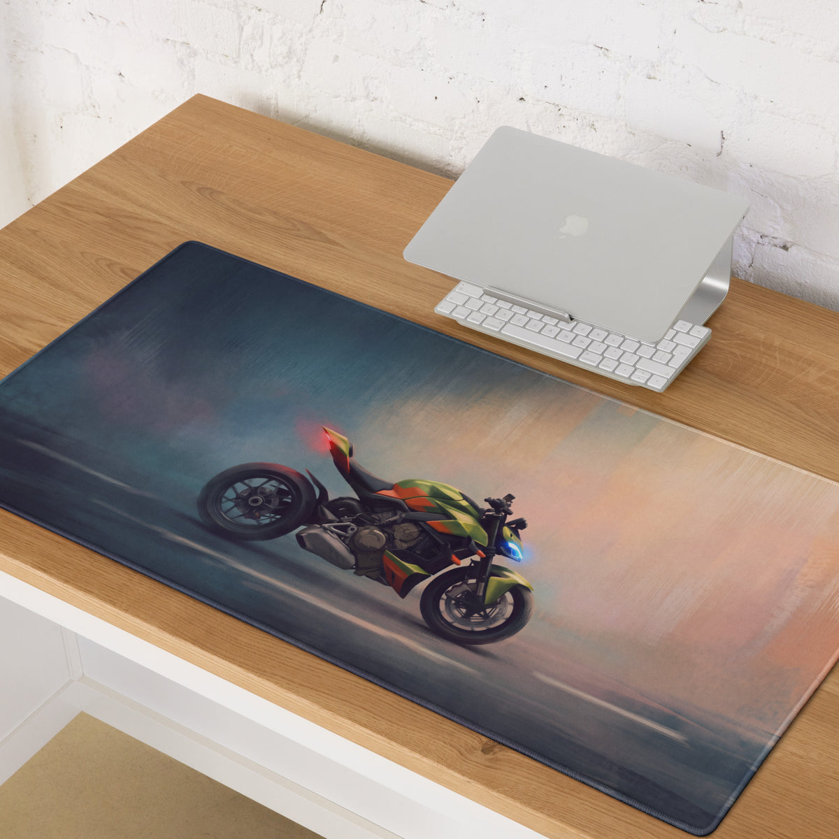 Ducati Streetfighter V4 Inspired Extra Large Desk Mat, Aesthetic Mousepad for Setup