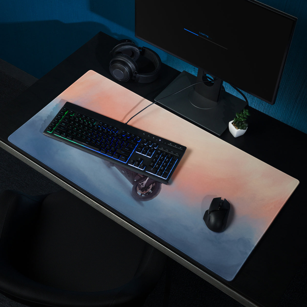 BMW S1000RR Inspired Gaming Desk Pad, Oversized Mouse Pad for PC Gamers