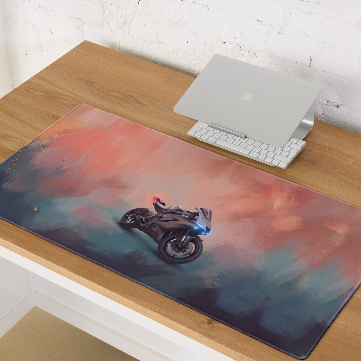 Yamaha YZF-R6 Inspired Large Mousepad, Premium Desk Mat for Office & Gaming