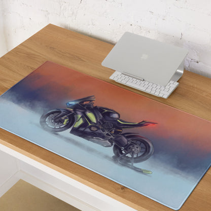 Ducati Panigale V4 Lamborghini Inspired Extended Mouse Mat, Large Gaming Desk Pad for Office