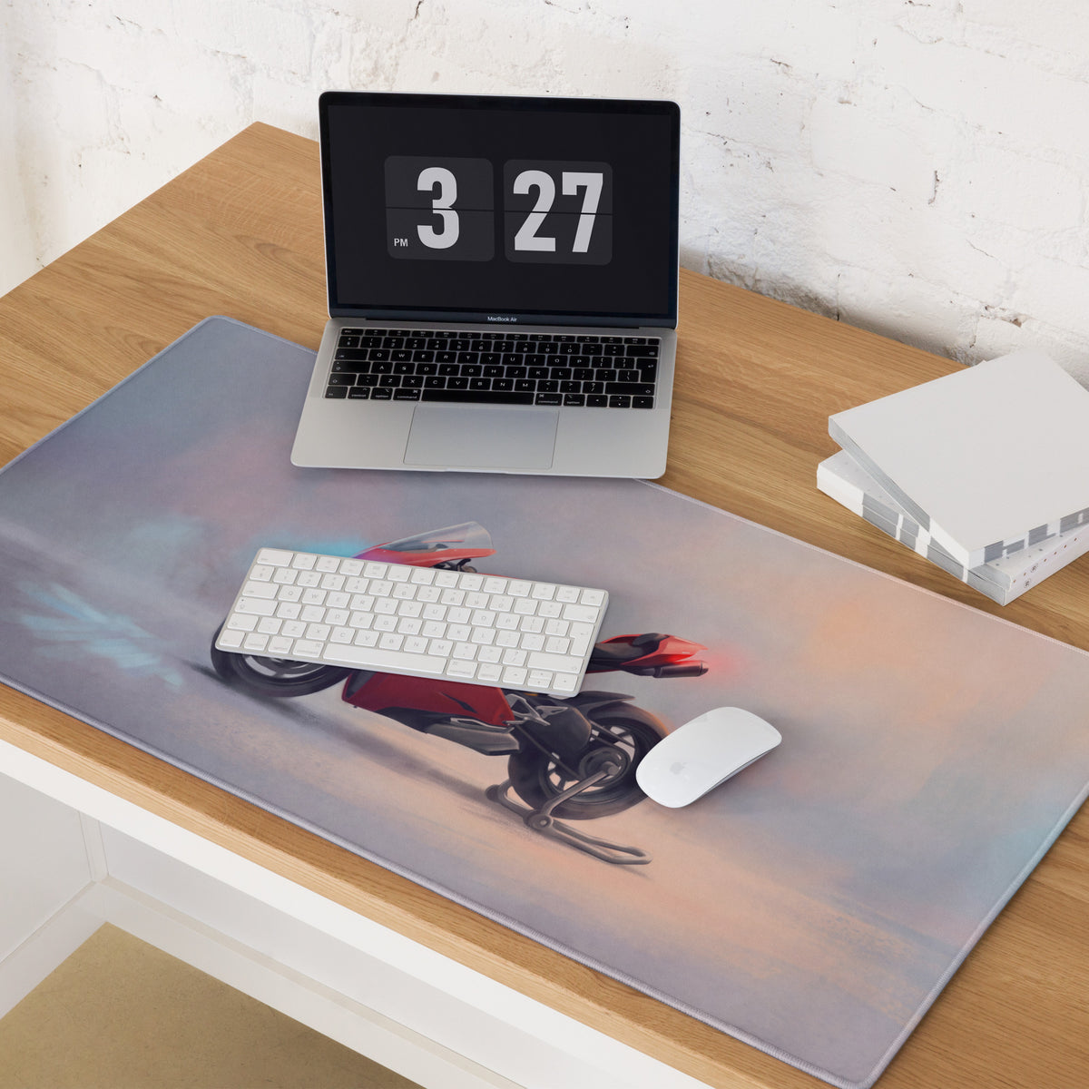 Ducati Superbike Inspired Oversized Gaming Mouse Pad, Premium Desk Mat for PC Setup