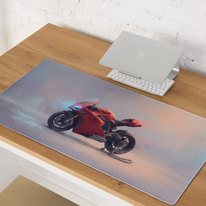 Ducati Superbike Inspired Oversized Gaming Mouse Pad, Premium Desk Mat for PC Setup