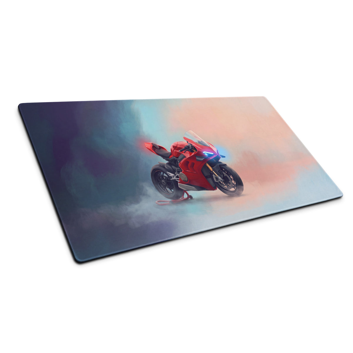 Ducati Panigale V4S Inspired Large Gaming Desk Mat, Extended Mousepad for Gamers