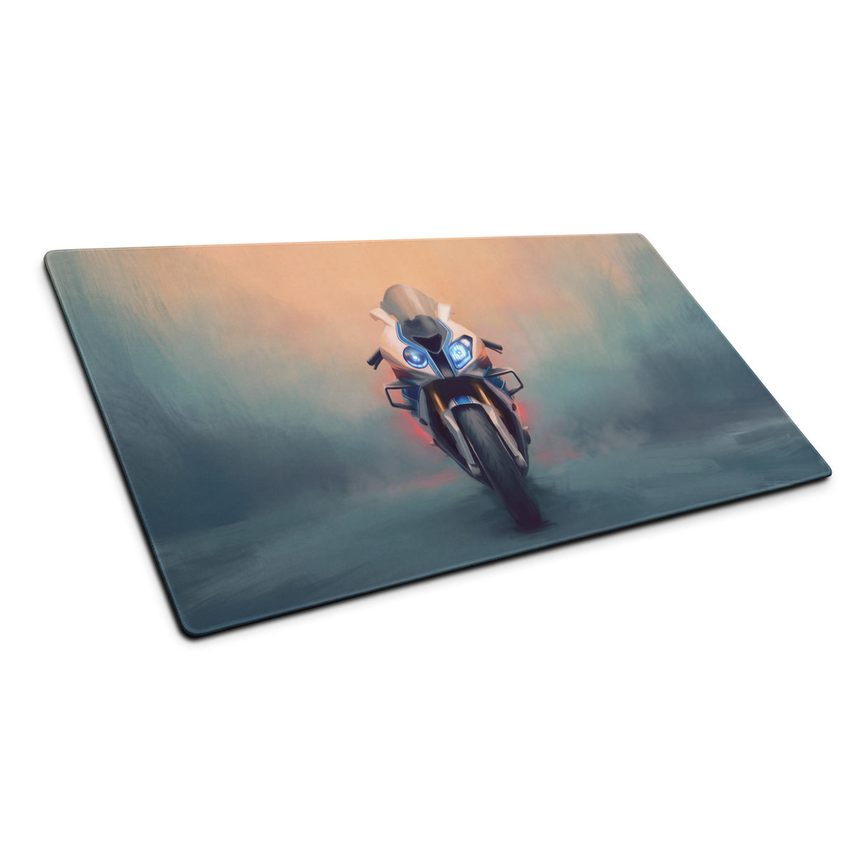 BMW S1000RR Inspired Extra Large Desk Mat, Aesthetic Mousepad for Gamers