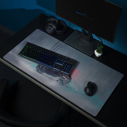 BMW M1000RR Inspired Gaming Mousepad, Oversized Desk Pad with Stitched Edges