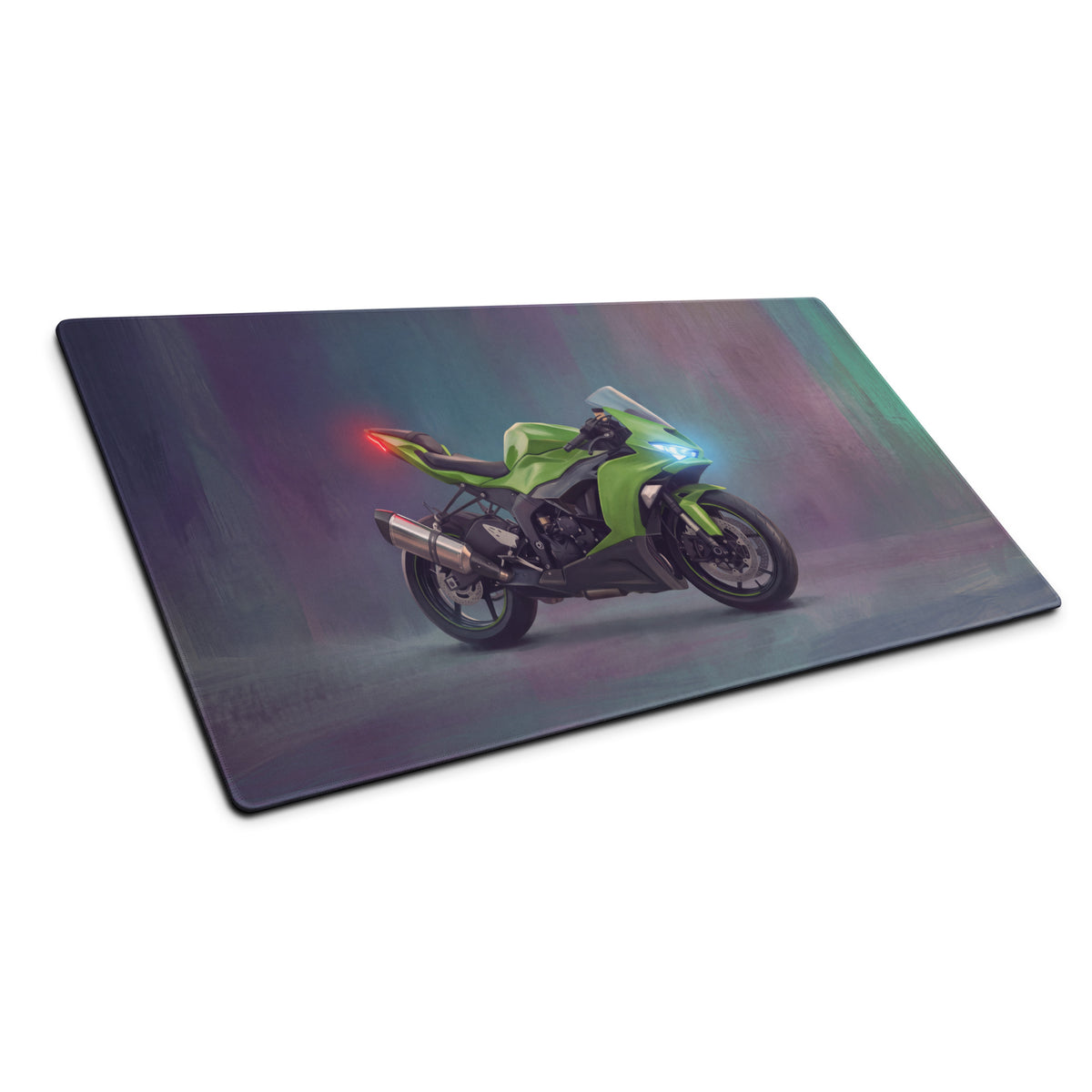 Kawasaki Ninja ZX-6R Inspired Large Desk Pad, Premium Gaming Mousepad for PC Setup