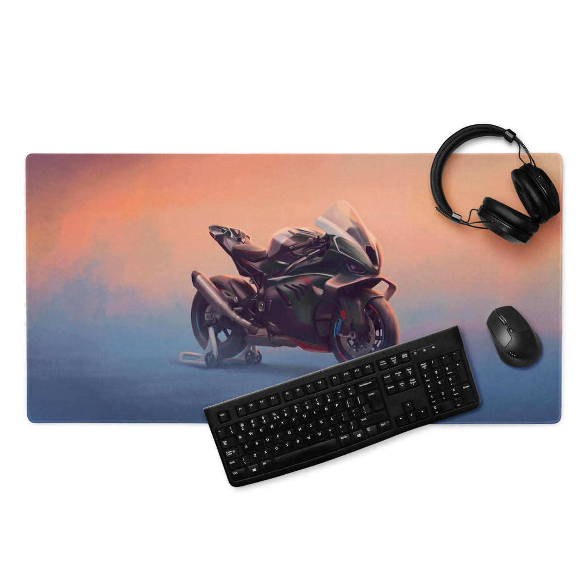 BMW M1000RR Inspired Large Mousepad, Premium Desk Mat for Office & Gaming