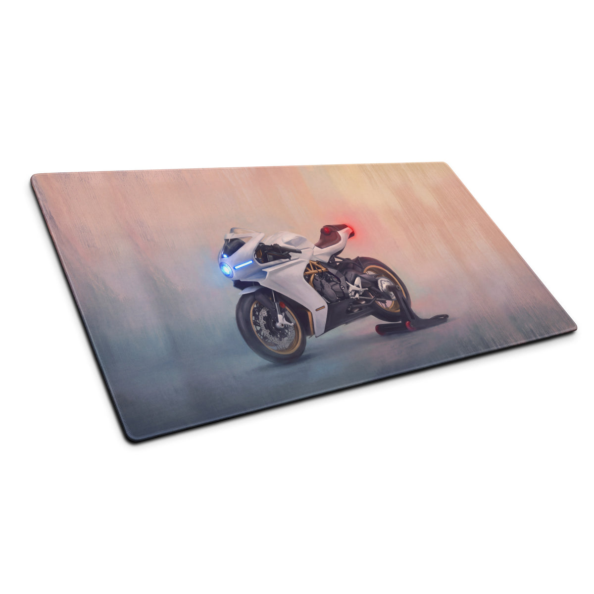 MV Agusta Superveloce Inspired Extended Gaming Mouse Pad, Large Desk Mat for PC Setup
