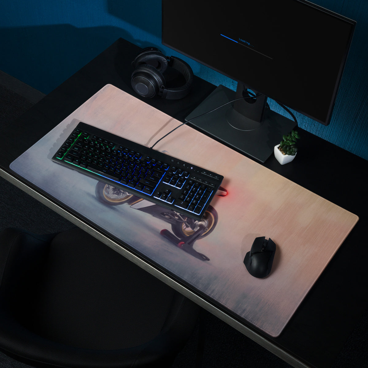 MV Agusta Superveloce Inspired Extended Gaming Mouse Pad, Large Desk Mat for PC Setup
