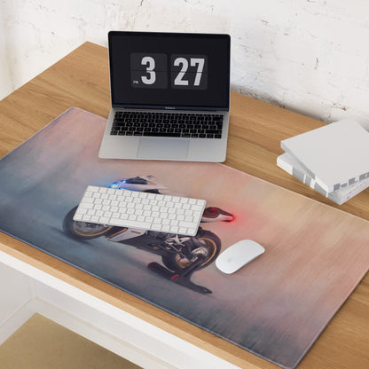 MV Agusta Superveloce Inspired Extended Gaming Mouse Pad, Large Desk Mat for PC Setup