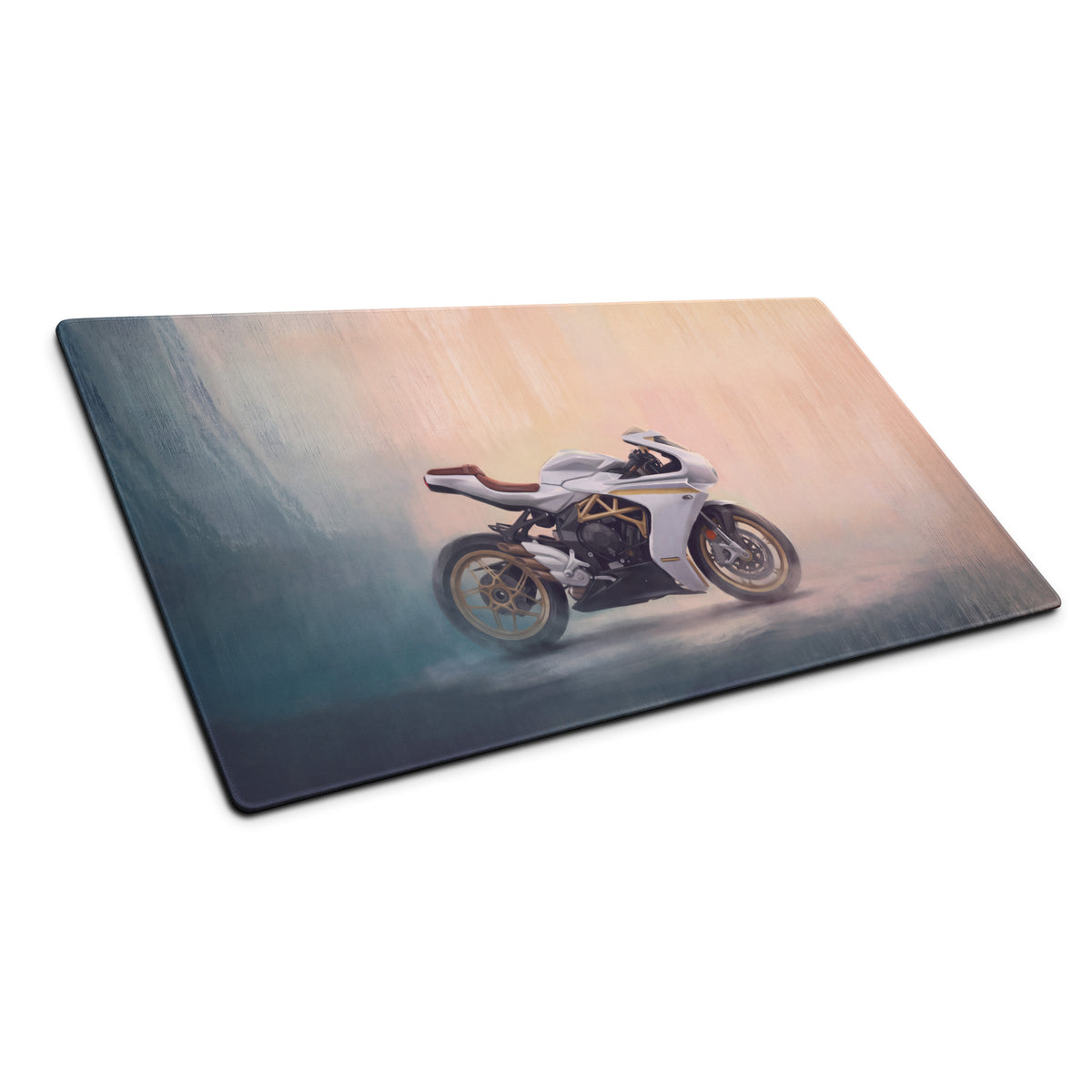 MV Agusta Superveloce Inspired Extra Large Desk Mat, Aesthetic Mousepad for Gamers
