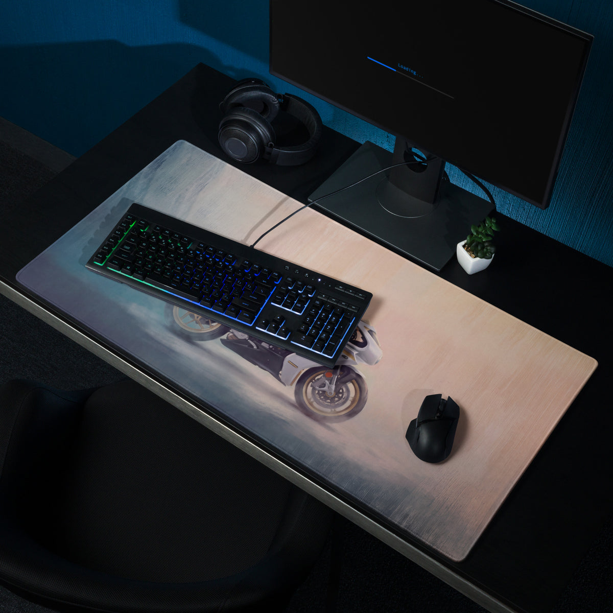 MV Agusta Superveloce Inspired Extra Large Desk Mat, Aesthetic Mousepad for Gamers