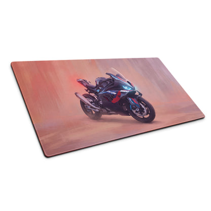 BMW M1000RR Inspired Extended Mouse Pad, Large Desk Mat for Office & Setup