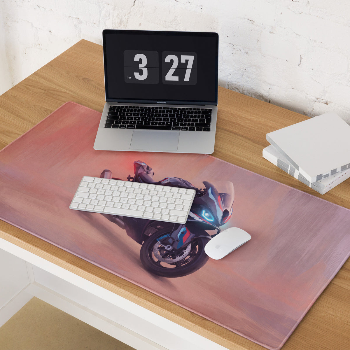 BMW M1000RR Inspired Extended Mouse Pad, Large Desk Mat for Office & Setup