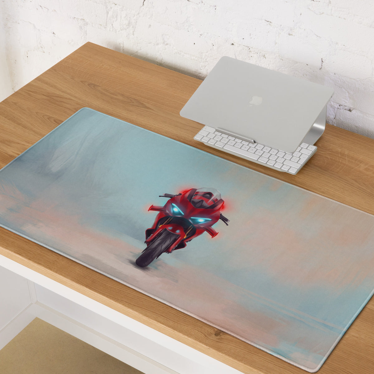 Ducati Panigale V4S Inspired Extra Large Desk Mat, Aesthetic Mousepad for Gamers