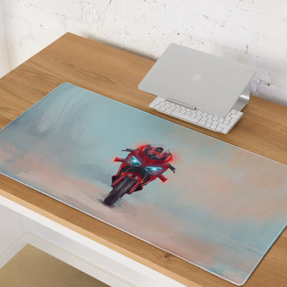 Ducati Panigale V4S Inspired Extra Large Desk Mat, Aesthetic Mousepad for Gamers
