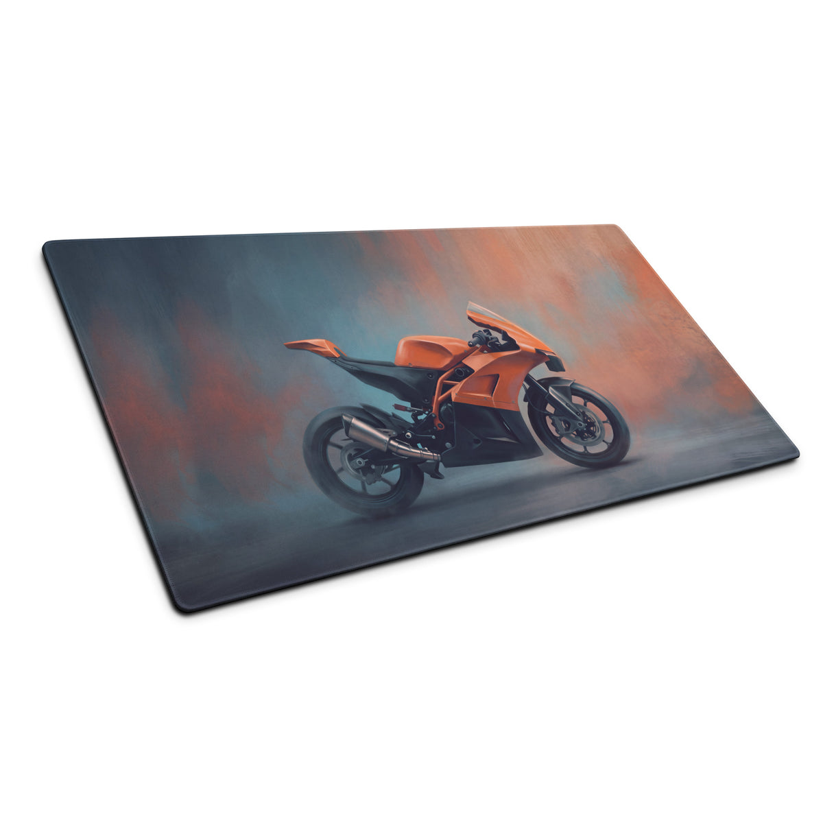 KTM RC 8C Inspired Gaming Desk Pad, Oversized Mouse Pad with Stitched Edges