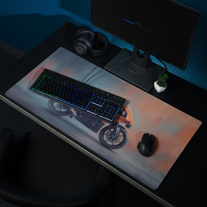 KTM RC 8C Inspired Gaming Desk Pad, Oversized Mouse Pad with Stitched Edges