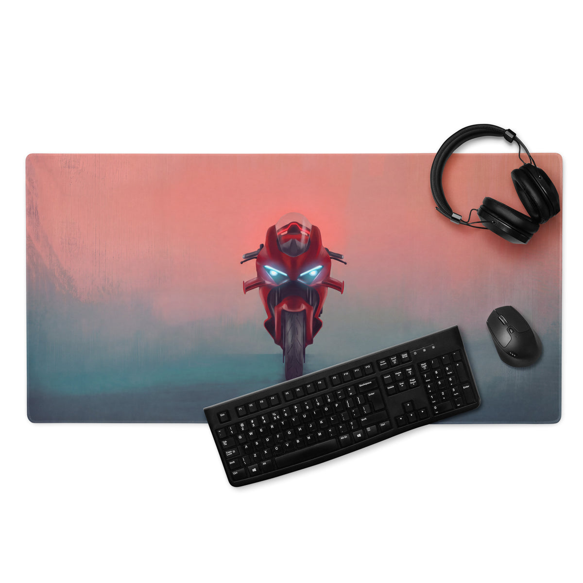 Ducati Panigale Inspired Large Desk Pad, Premium Gaming Mousepad for PC Setup