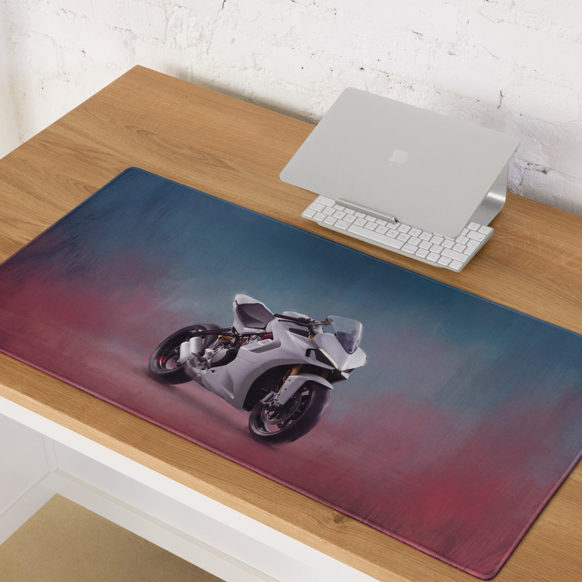 Ducati Panigale Inspired Extended Gaming Mouse Pad, Large Desk Mat