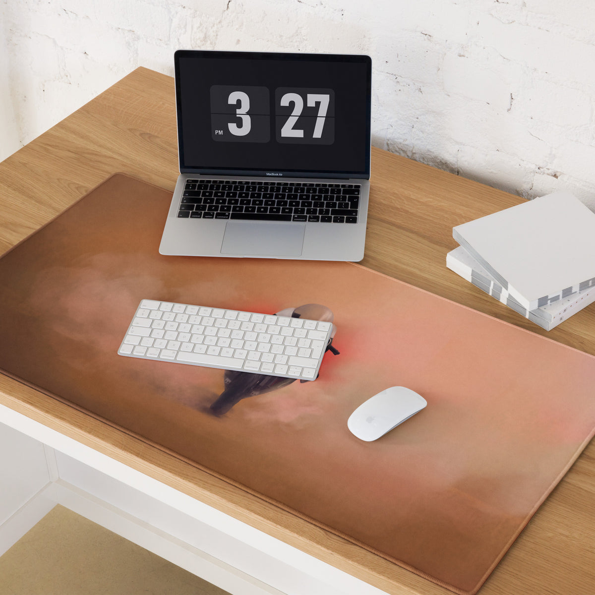 BMW M1000RR Inspired Extra Large Desk Pad, Aesthetic Mousepad for Setup