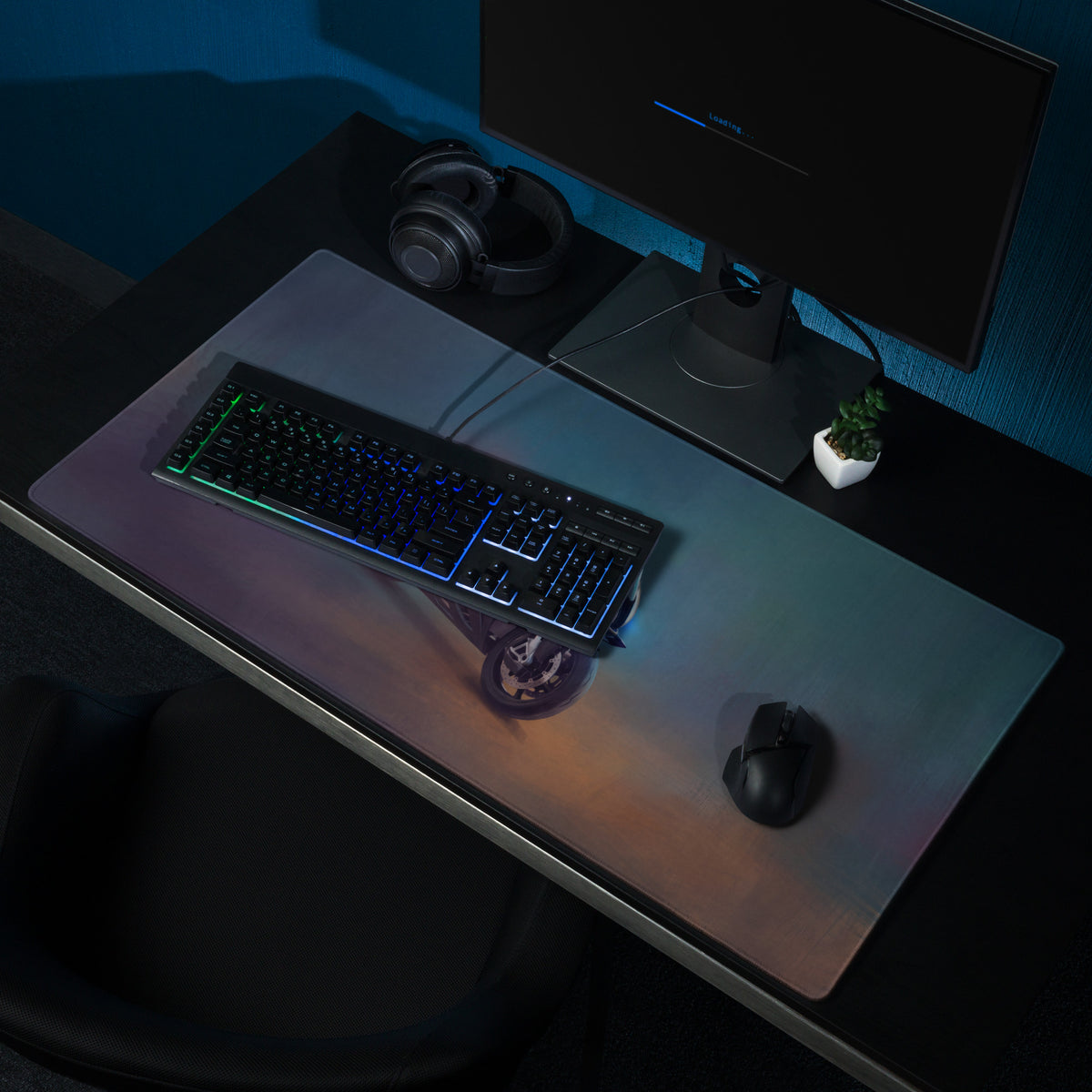 BMW S1000RR Inspired Extra Large Desk Mat, Aesthetic Mousepad for Gamers