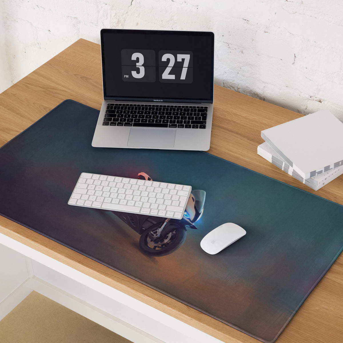 BMW S1000RR Inspired Extra Large Desk Mat, Aesthetic Mousepad for Gamers